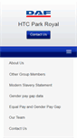 Mobile Screenshot of htc-parkroyal.com